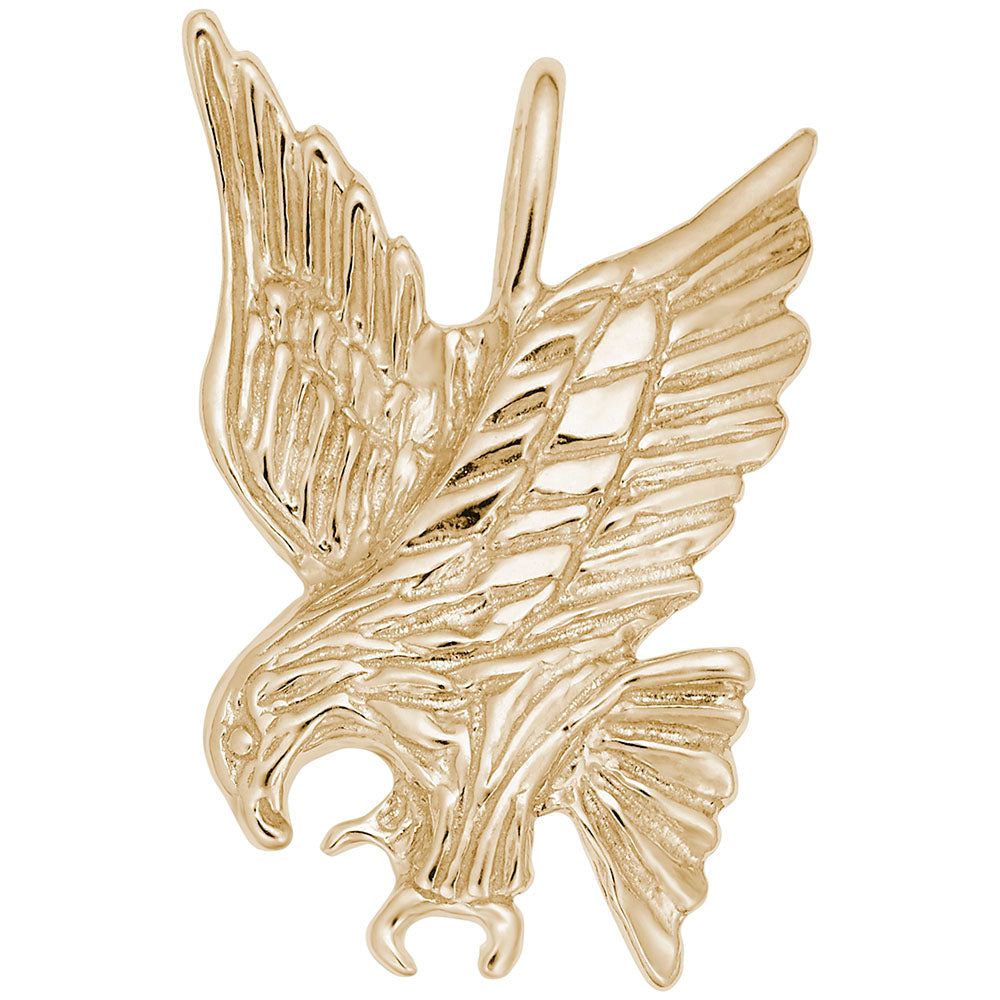 Elegant Eagle Pendant Charm for Animal Lovers - Rembrandt Charms 7817