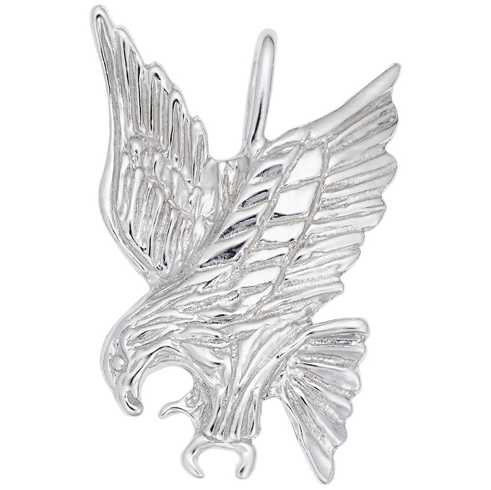 Elegant Eagle Pendant Charm for Animal Lovers - Rembrandt Charms 7817