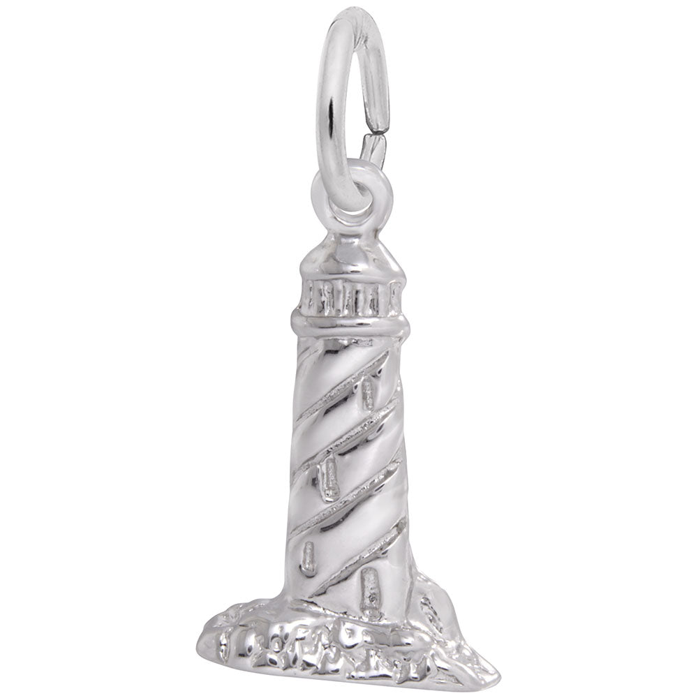 Peggy's Cove Lighthouse Charm - Nautical Jewelry for Ocean Lovers 7836