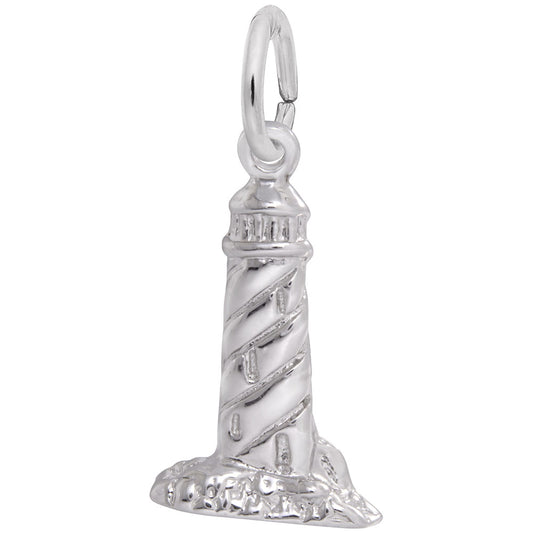 Peggy's Cove Lighthouse Charm - Nautical Jewelry for Ocean Lovers 7836