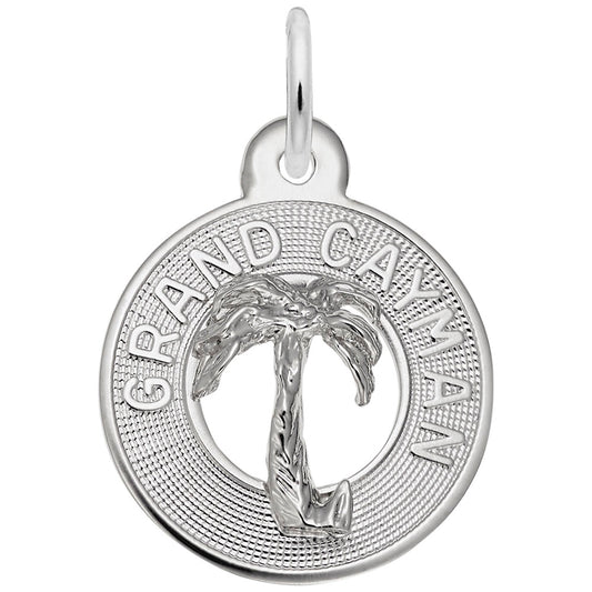 Small Grand Cayman Palm Tree Ring Charm