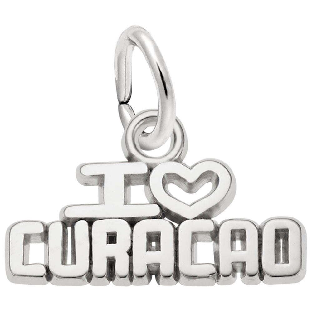 I Love Curacao Charm - Unique Travel Souvenir for Island Lovers 7865