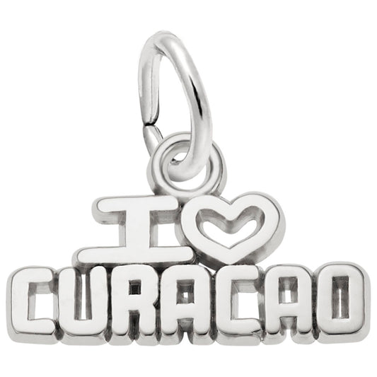I Love Curacao Charm - Unique Travel Souvenir for Island Lovers 7865