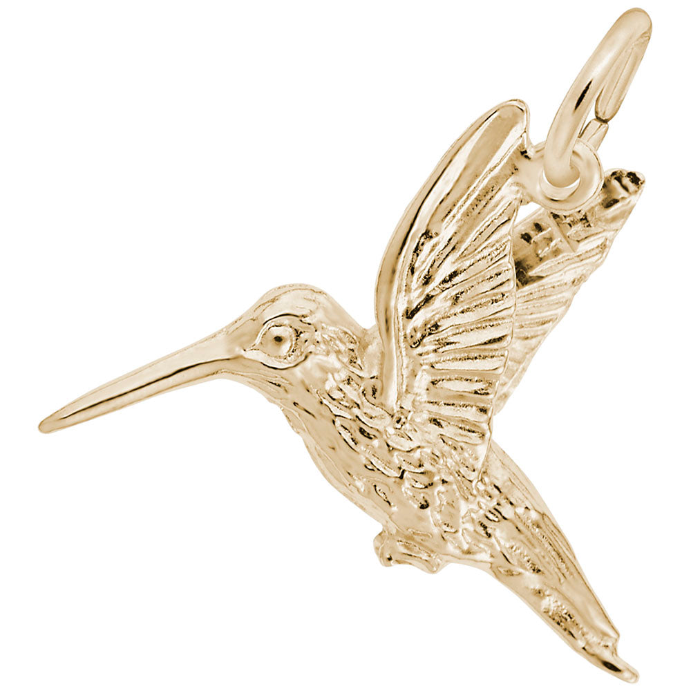 Summer Hummingbird Charm - Elegant Nature-Inspired Jewelry 7900