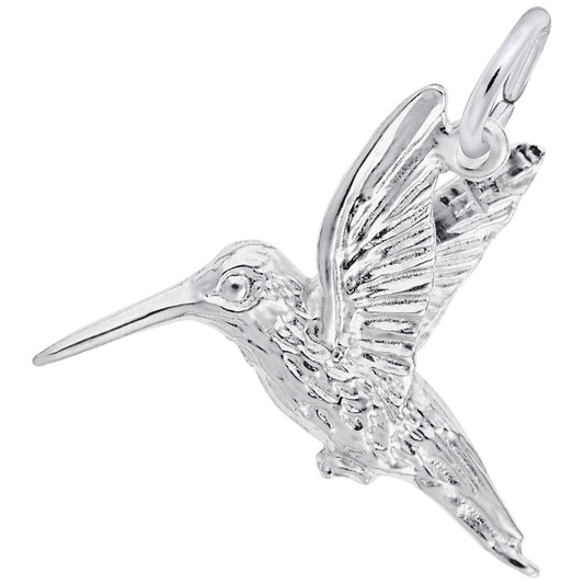 Summer Hummingbird Charm - Elegant Nature-Inspired Jewelry 7900