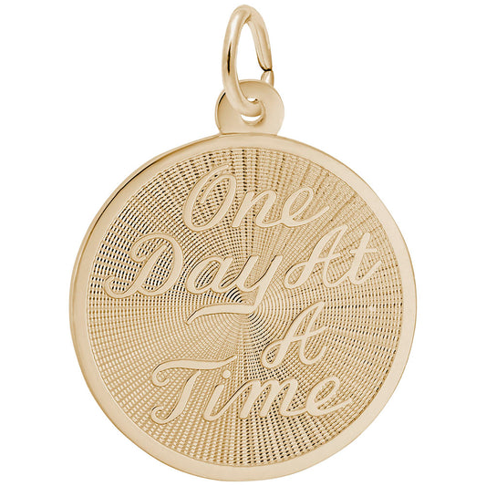 One Day at a Time Disc Charm