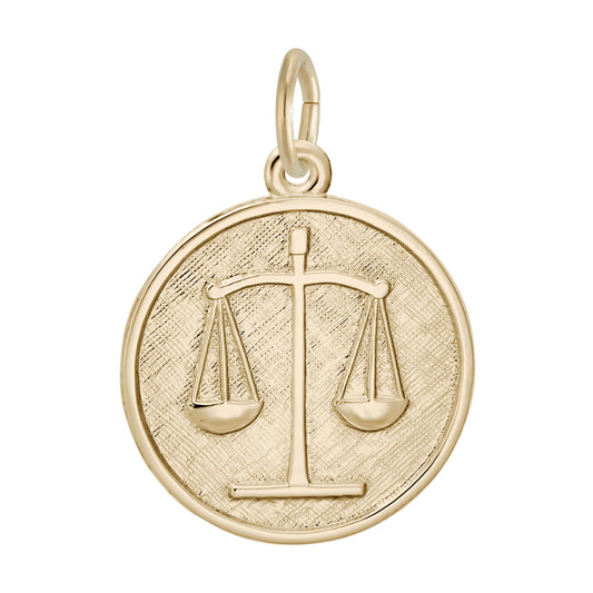 Scales of Justice Disc Charm
