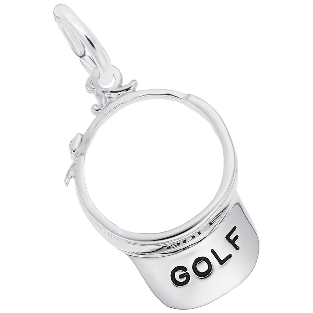 Golf Visor Charm for Golf Lovers - Perfect Sports Jewelry Gift 8116