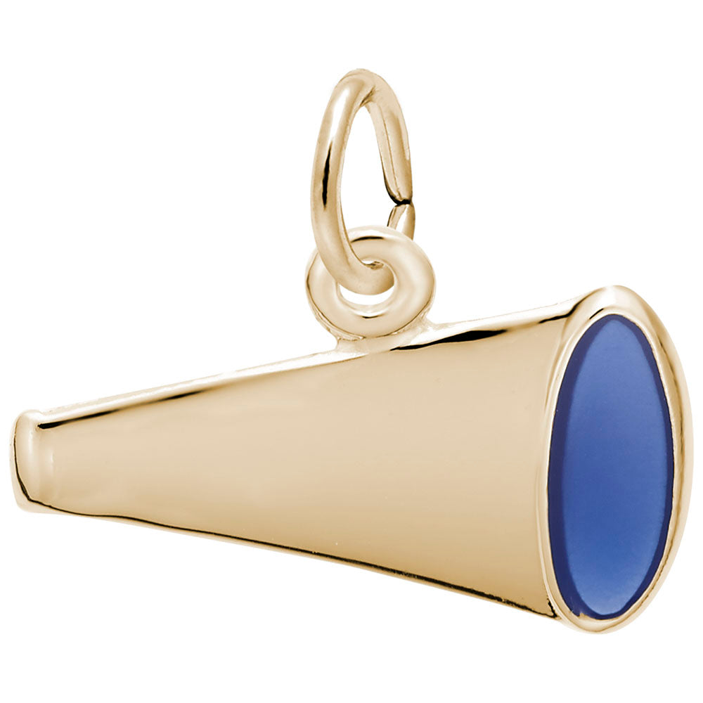 Flat Painted Megaphone Charm for Dance Lovers - Unique Jewelry 8130