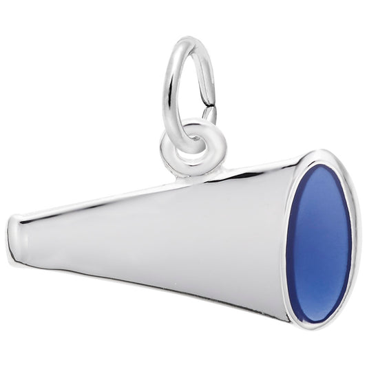 Flat Painted Megaphone Charm