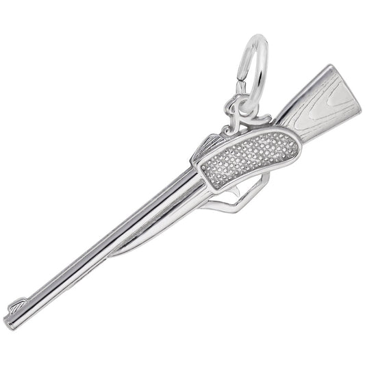 Vintage Rifle Charm for Travel Lovers - Historical Jewelry Piece 8133