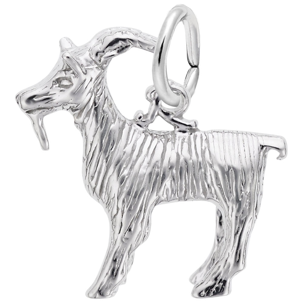 Charming Billy Goat Pendant - Farm Animal Jewelry for Nature Lovers 8143