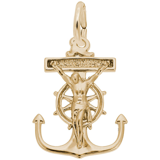 Mariner's Cross Charm - Nautical Jewelry for Sea Lovers 8163