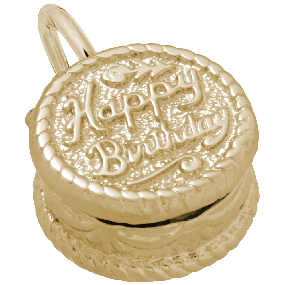 Happy Birthday Cake Charm - Celebrate Special Moments in Style 8164