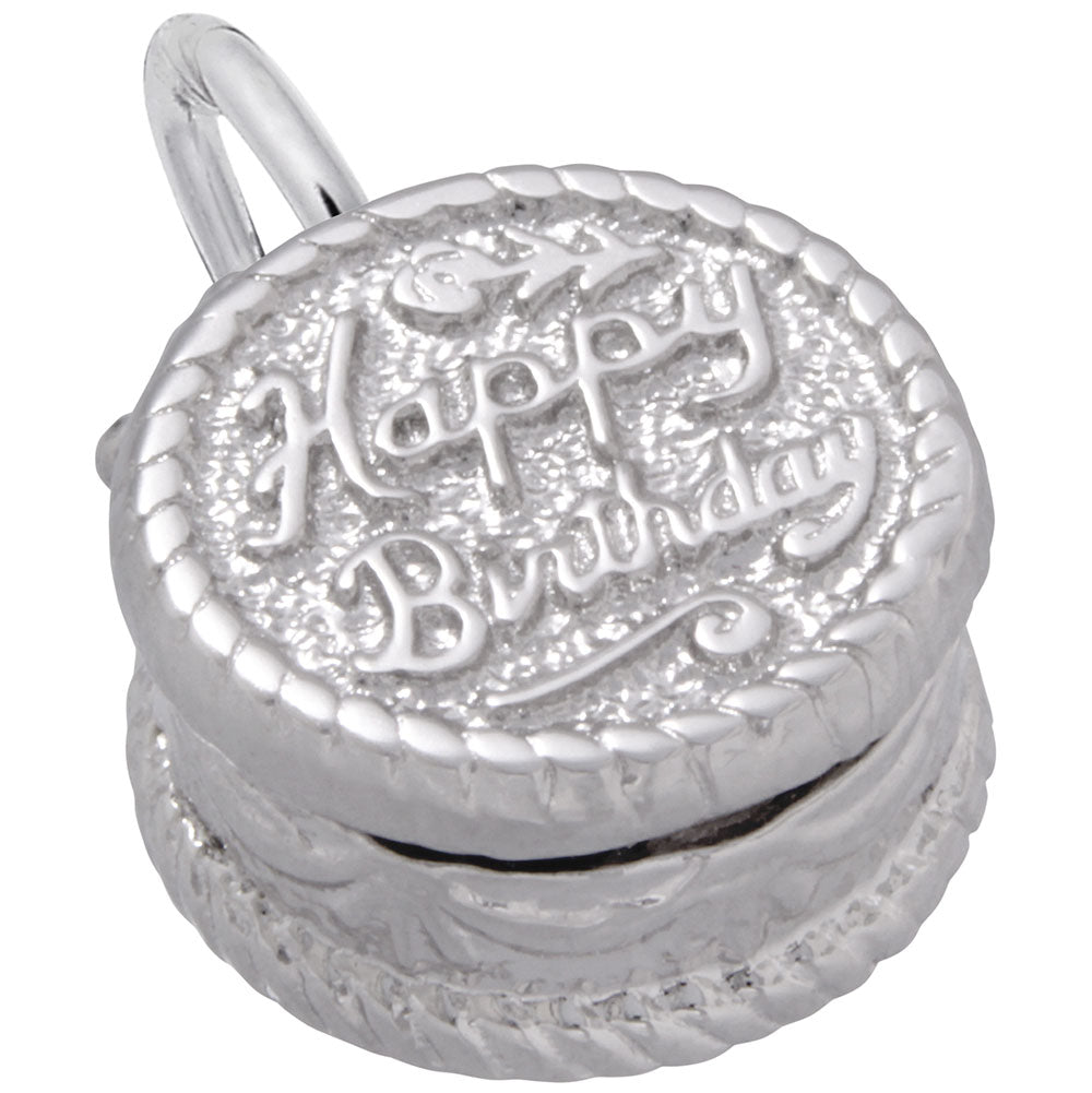 Happy Birthday Cake Charm - Celebrate Special Moments in Style 8164