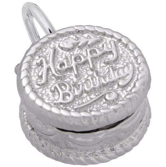 Happy Birthday Cake Charm - Celebrate Special Moments in Style 8164