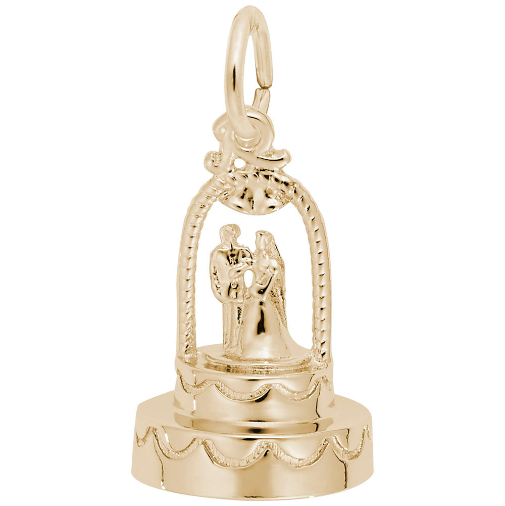 Elegant Wedding Cake Charm for Love & Marriage Celebrations 8165