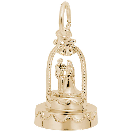 Elegant Wedding Cake Charm for Love & Marriage Celebrations 8165