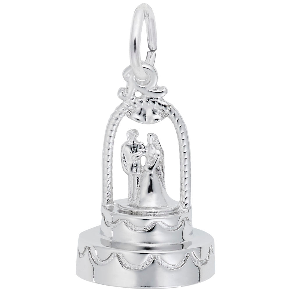 Elegant Wedding Cake Charm for Love & Marriage Celebrations 8165