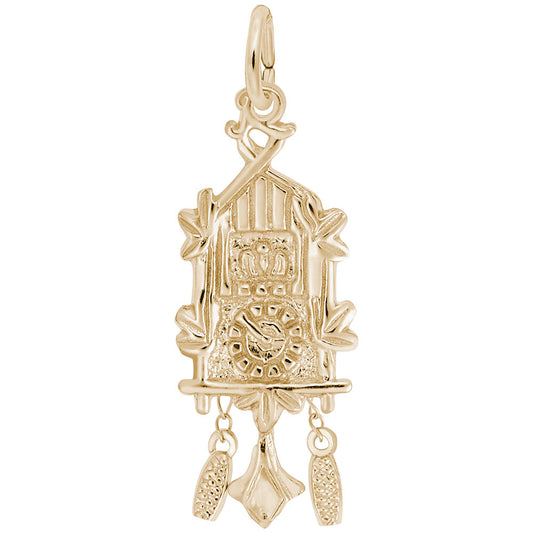 Authentic Cuckoo Clock Charm - Germany Travel Souvenir Jewelry 8176