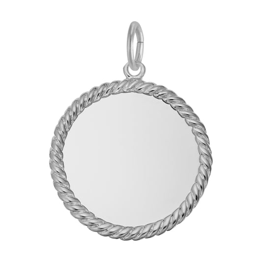 Small Rope Disc Charm