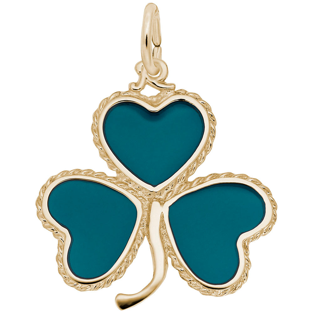 Green Shamrock Charm for Good Luck in Gaming & Everyday Life 8188