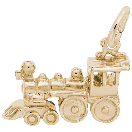 Train Engine Charm for Bracelets - Unique Transportation Jewelry 8193