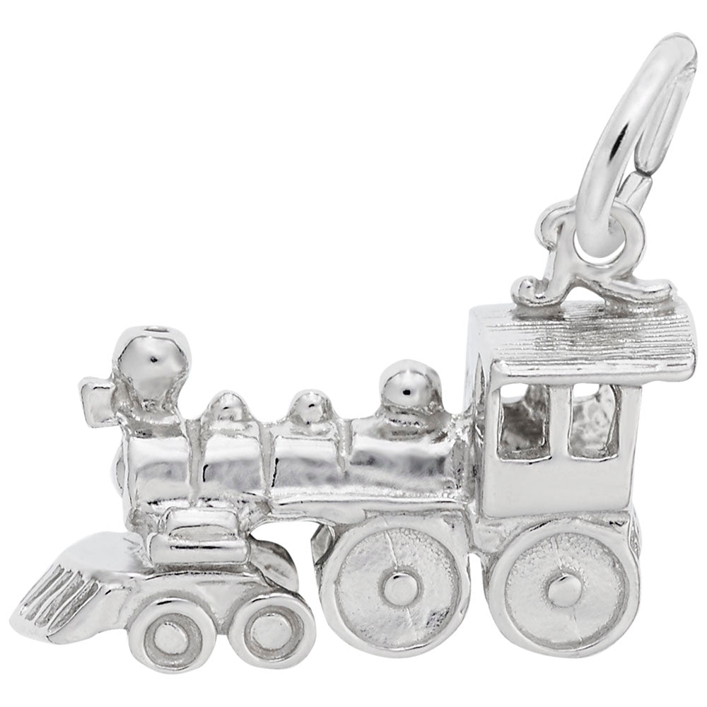 Train Engine Charm for Bracelets - Unique Transportation Jewelry 8193