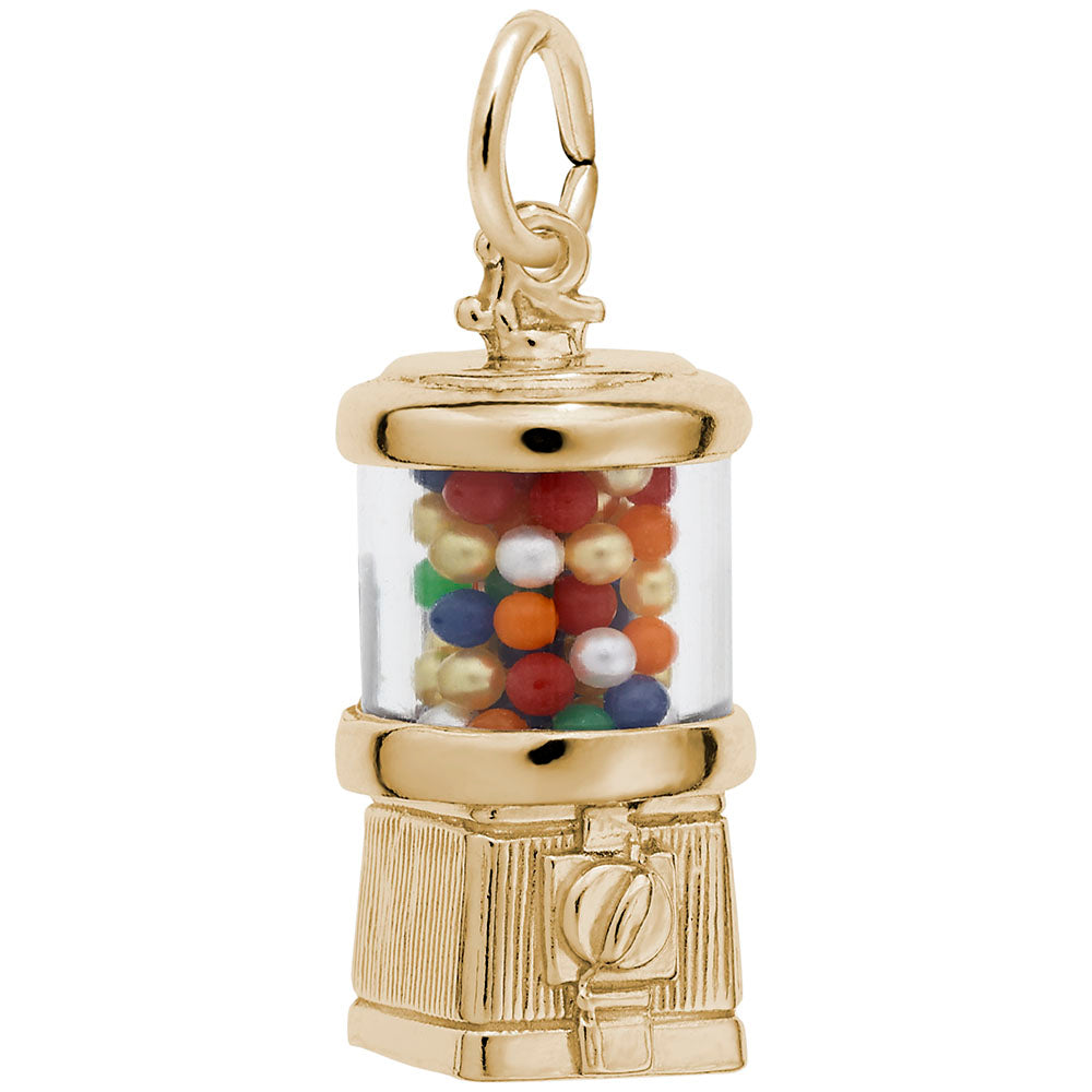 Colorful Gumball Machine Charm for Arts & Music Jewelry Lovers 8197