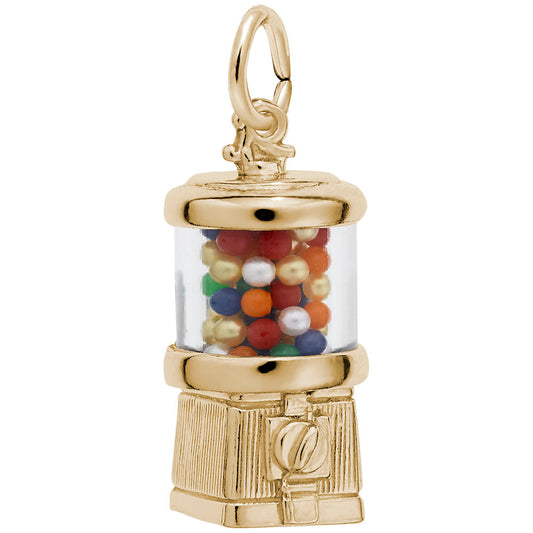 Colorful Gumball Machine Charm for Arts & Music Jewelry Lovers 8197