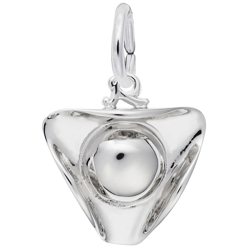 Tri-Corner Hat Charm - Historical Travel Jewelry for Collectors 8202