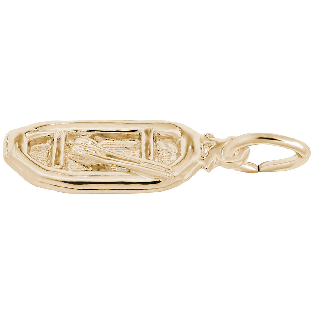 White Water Raft Charm - Nautical Adventure Jewelry for All 8204