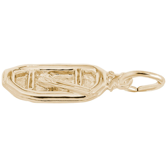 White Water Raft Charm - Nautical Adventure Jewelry for All 8204
