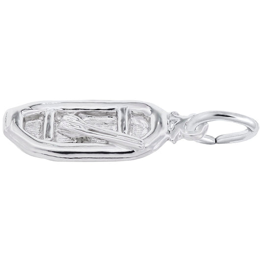 White Water Raft Charm - Nautical Adventure Jewelry for All 8204
