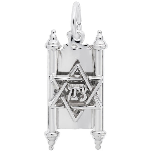 Elegant Torah Charm for Special Occasions - Religious Jewelry 8206
