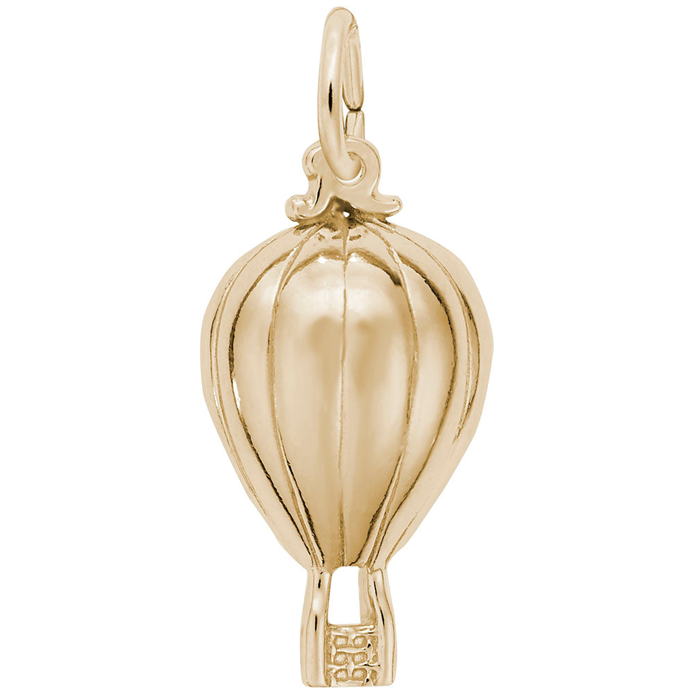 Hot Air Balloon 2D Charm for Travel Lovers - Rembrandt Charms 8208
