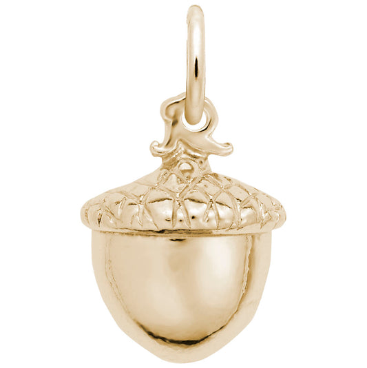Autumn Acorn Charm - Elegant Fall Jewelry for Nature Lovers 8218