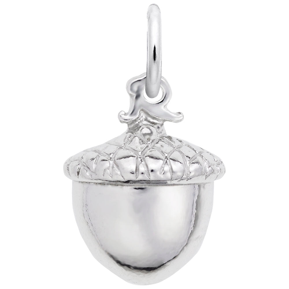Autumn Acorn Charm - Elegant Fall Jewelry for Nature Lovers 8218