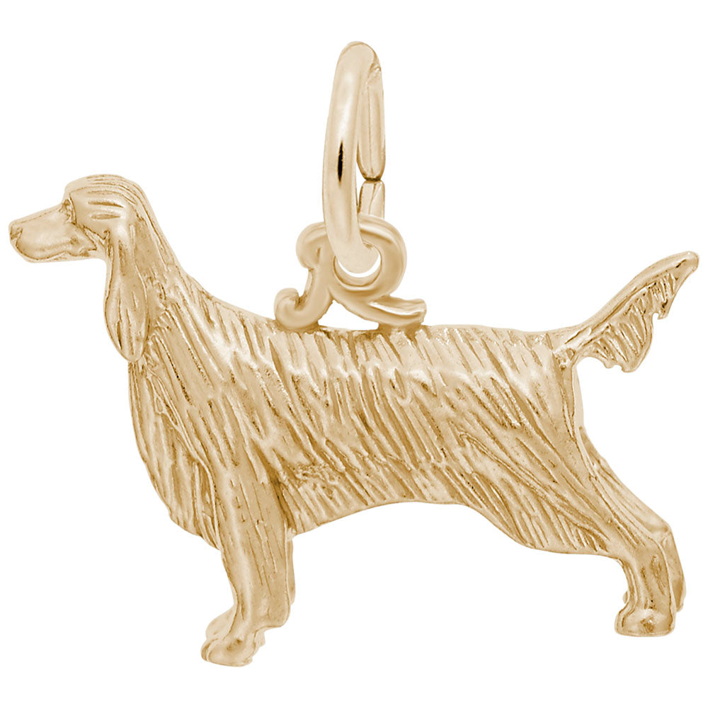 Irish Setter Dog Charm - Elegant Pet Jewelry for Dog Lovers 8223