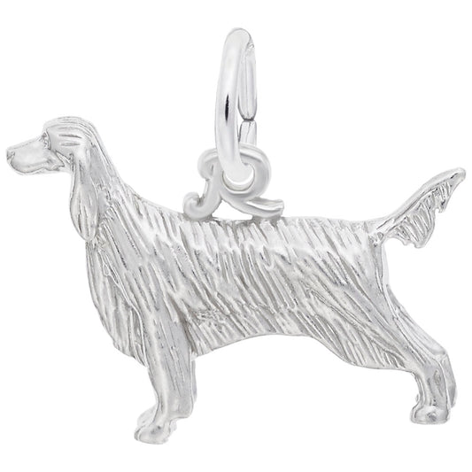 Irish Setter Dog Charm - Elegant Pet Jewelry for Dog Lovers 8223