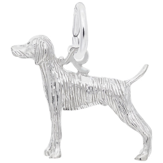 Elegant Weimaraner Dog Charm - Perfect Gift for Dog Lovers 8225
