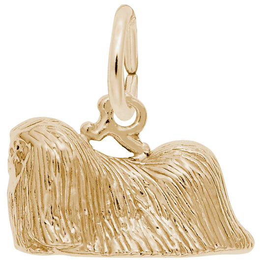 Adorable Pekingese Dog Charm - Perfect Gift for Pet Lovers 8226