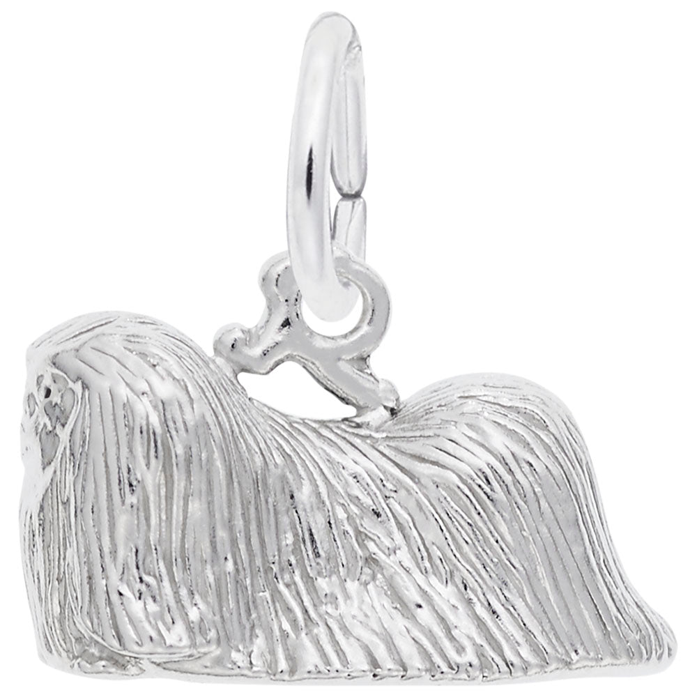 Adorable Pekingese Dog Charm - Perfect Gift for Pet Lovers 8226
