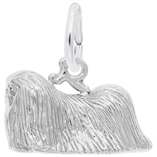 Adorable Pekingese Dog Charm - Perfect Gift for Pet Lovers 8226