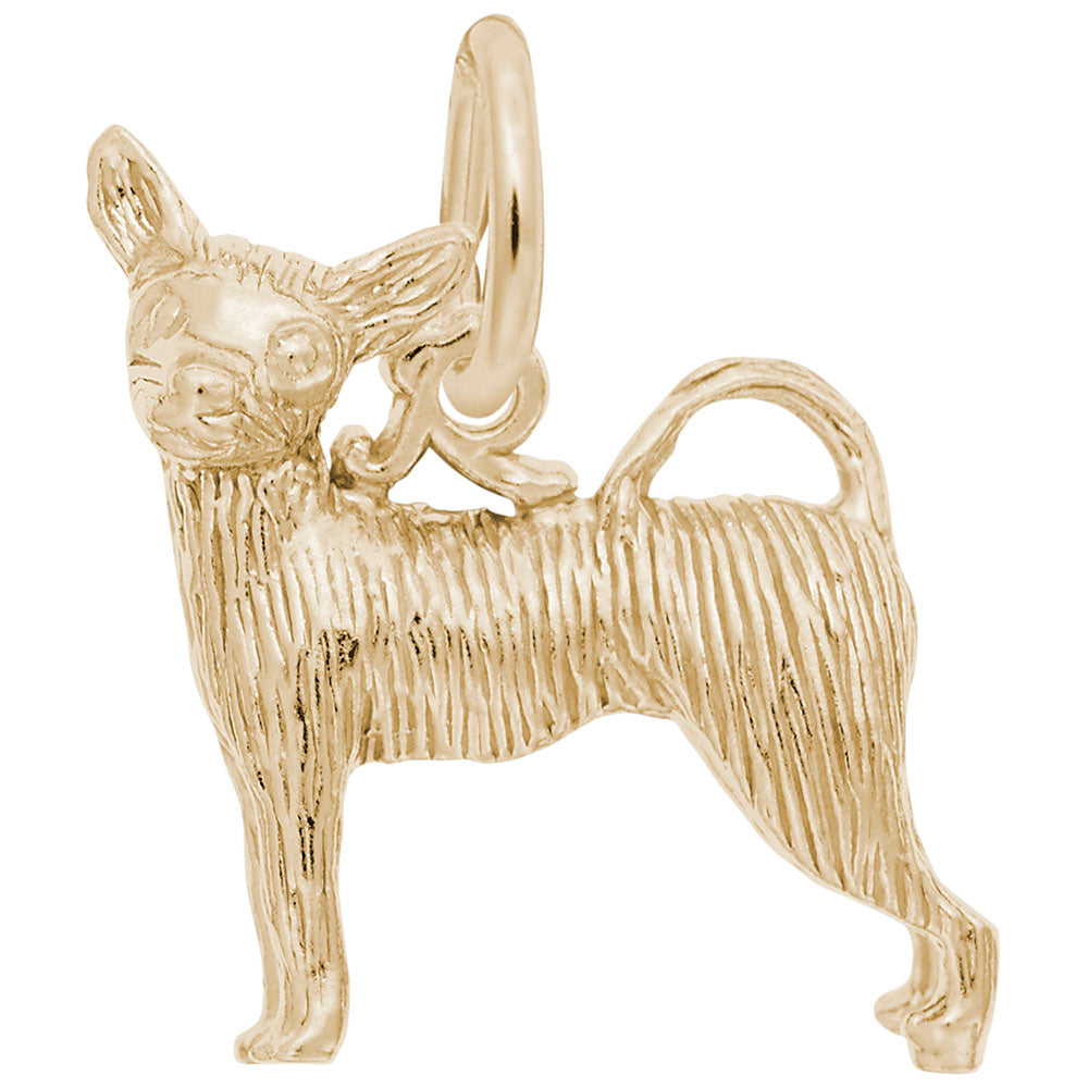 Charming Chihuahua Dog Charm - Adorable Pet Jewelry Accessory 8227