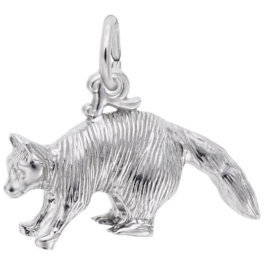 Adorable Raccoon Charm for Pet Lovers - High-Quality Jewelry 8229