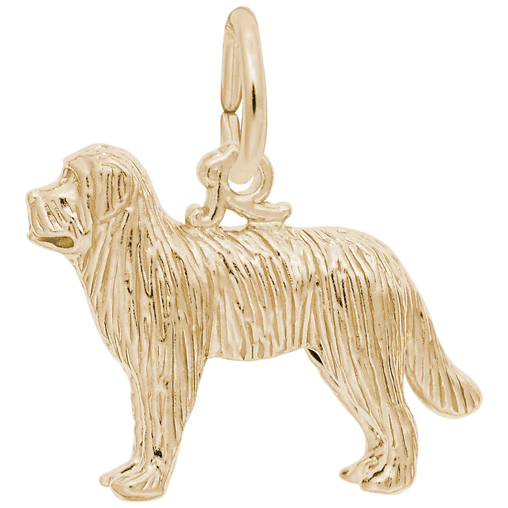 Newfoundland Dog Charm - Adorable Pet Jewelry for Dog Lovers 8232