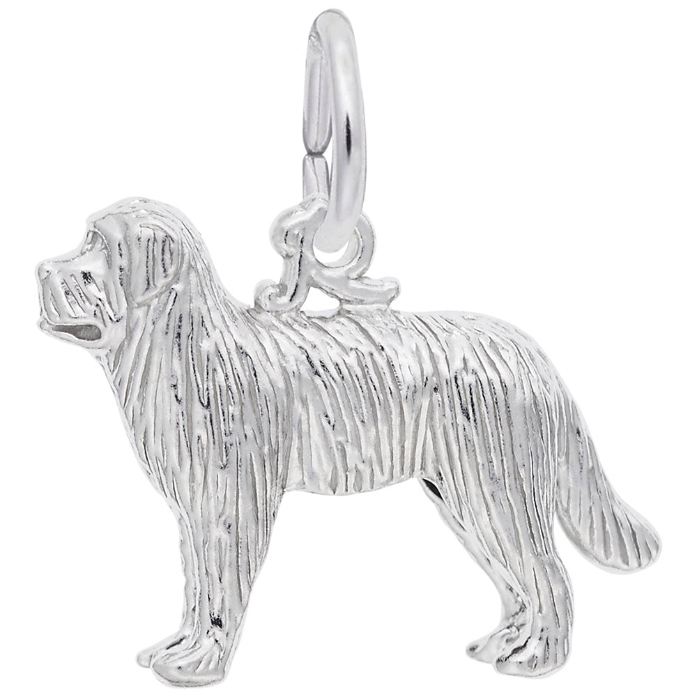 Newfoundland Dog Charm - Adorable Pet Jewelry for Dog Lovers 8232
