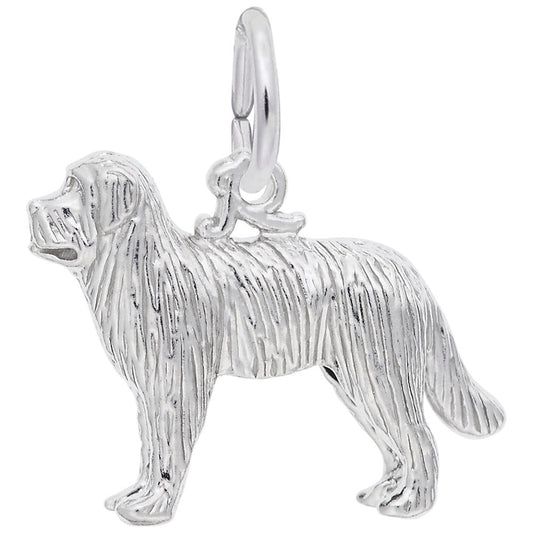 Newfoundland Dog Charm - Adorable Pet Jewelry for Dog Lovers 8232