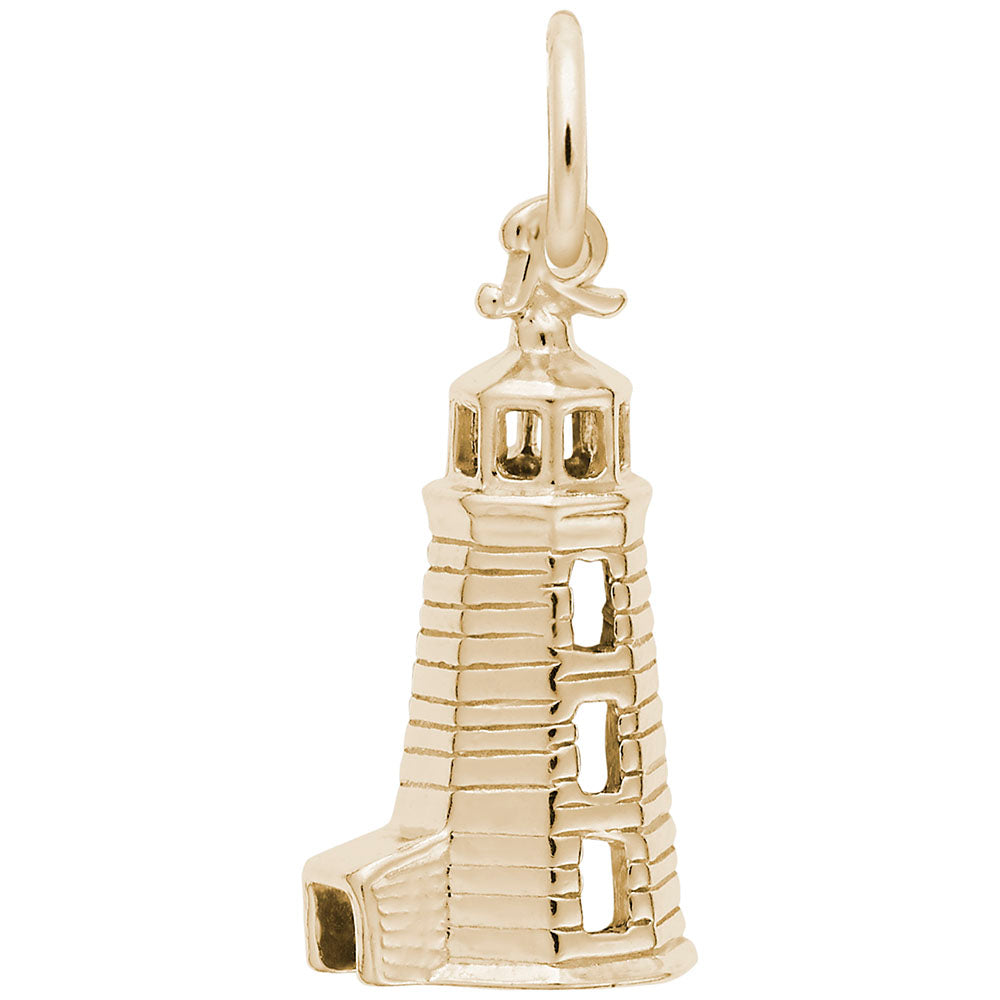 Landfall Lighthouse Charm - Nautical Jewelry for Sea Lovers 8234